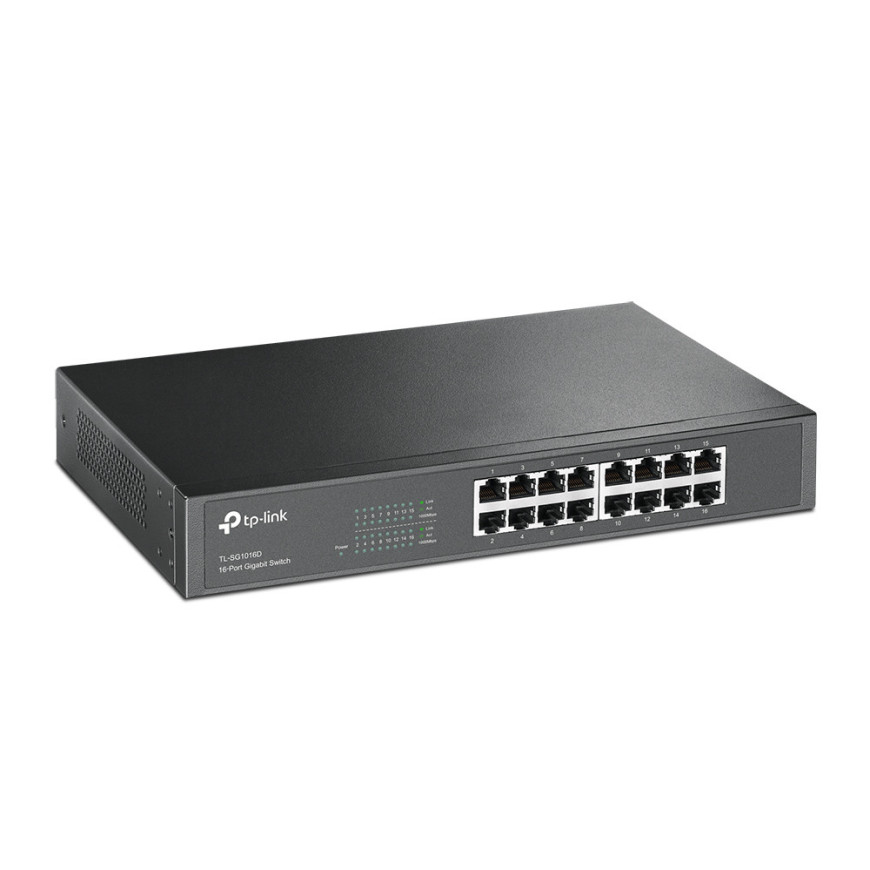 Switch TP-LINK Gigabit 16-PORTS Rackable (TL-SG1016D)