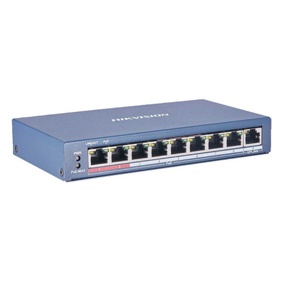 HIKVISION 8 Ports switch 10/100 POE 12M (DS-3E0109P-E/M(B))