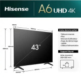 Smart TV HISENSE UHD 4K 43'' 24 Mois (HIS43A6N)