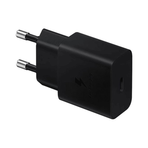 SAMSUNG 15W Wall charger C-to-C Adapter Only, no cable Black (EP-T1510NBEGWW)