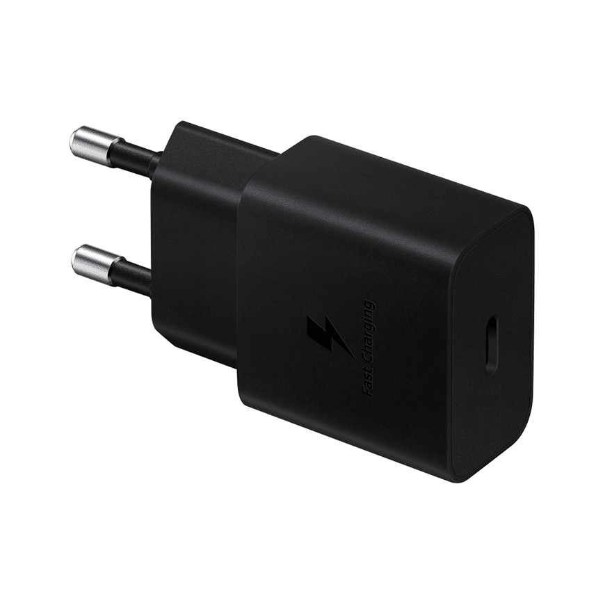 SAMSUNG 15W Wall charger C-to-C Adapter Only, no cable Black (EP-T1510NBEGWW)