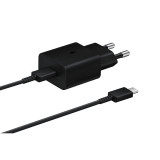 SAMSUNG 15W Wall charger C-to-C Adapter Only, no cable Black (EP-T1510NBEGWW)