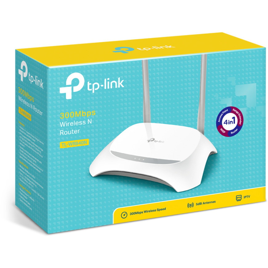 Routeur Point d’accès Point d’accès Wi-Fi N 300 Mbps (TL-WR840N)