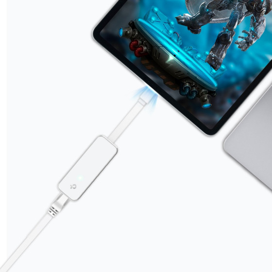USB 3.0 Type-C to Gigabit Ethernet Network Adapter SPEC: 1 USB 3.0 Type-C Connector, 1 Gigabit Ethernet Port (UE300C)
