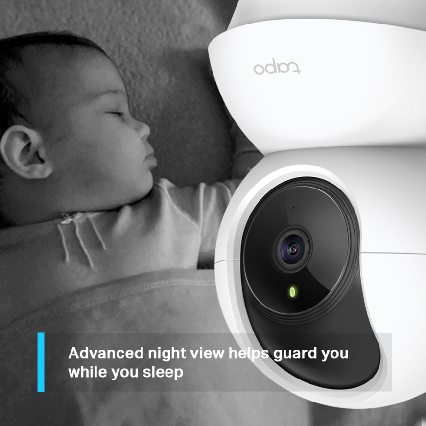 Caméra de vidéosurveillance Tp-link Tapo C210 WiFi Panoramique Indoor 2K 3MP (TAPOC210)