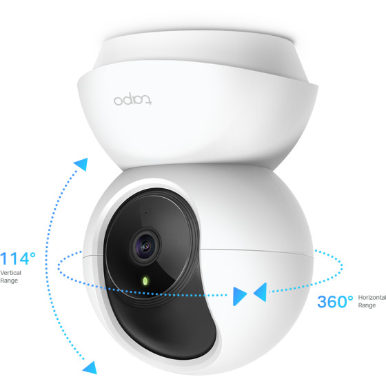 Caméra de surveillance Tp-link WiFi panoramique et inclinable Indoor (TAPOC200)