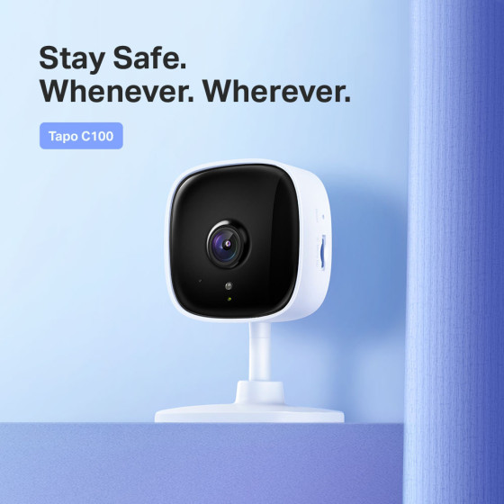 Caméra de vidéosurveillance Tp-link Tapo C100 WiFi Indoor 2MP (TAPOC100)