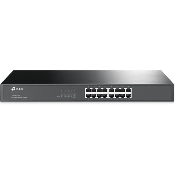 Switch TP-Link 16 ports Gigabit RJ45 - TL-SG1016 - Rack 19" - Boîtier métal (TL-SG1016)