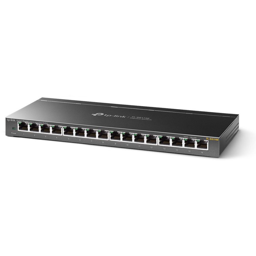 Switch Tp-link TL-SG116E Tplink Pro 16 Ports Gigabit (TL-SG116E)