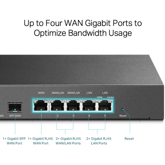 Routeur Tp-link SafeStream Vpn Multi-WAN Gigabit (sku: ER7206) (ER7206)