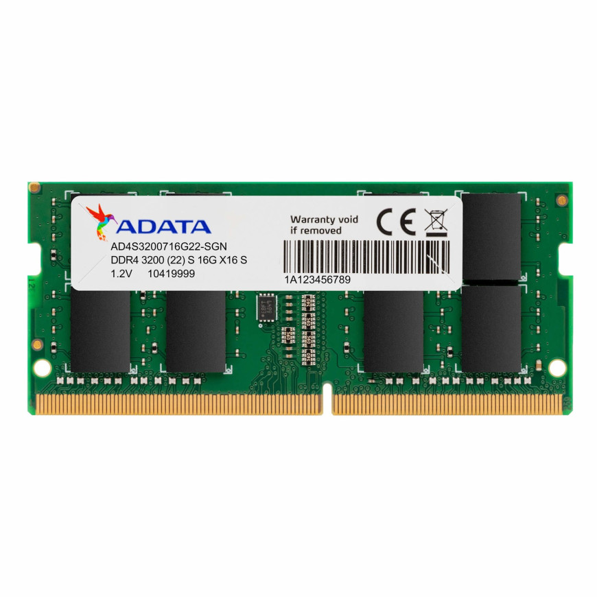 Barrette mémoire Adata DDR4 3200 8GB Sodimm (AD4S32008G22-SGN)
