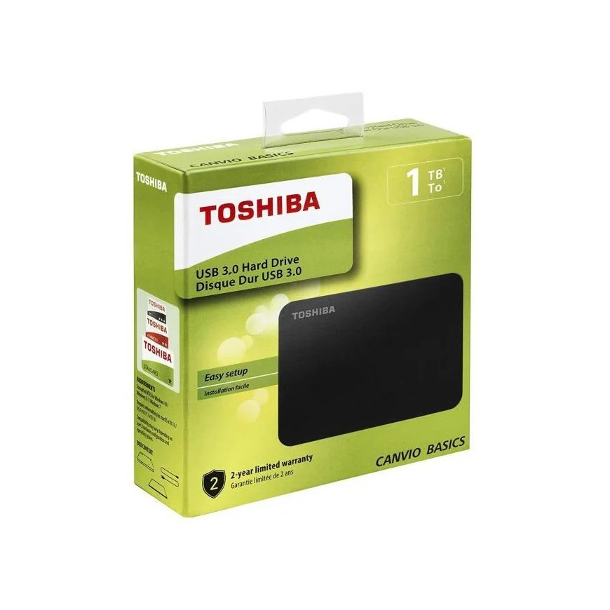 Disque dur externe Toshiba Toshiba 1TO USB 3.0 (HDTB410EK3AA)