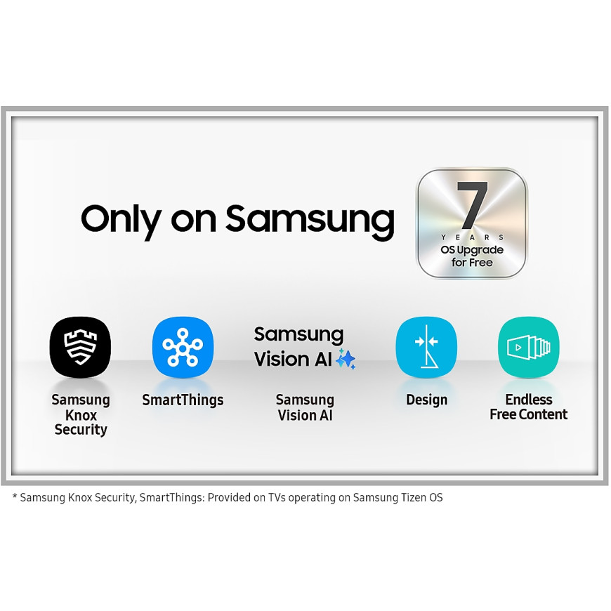 TV SAMSUNG 75" serie 7F QLED UHD 4K 3840x2160 (QA75Q7FAAUXMV)