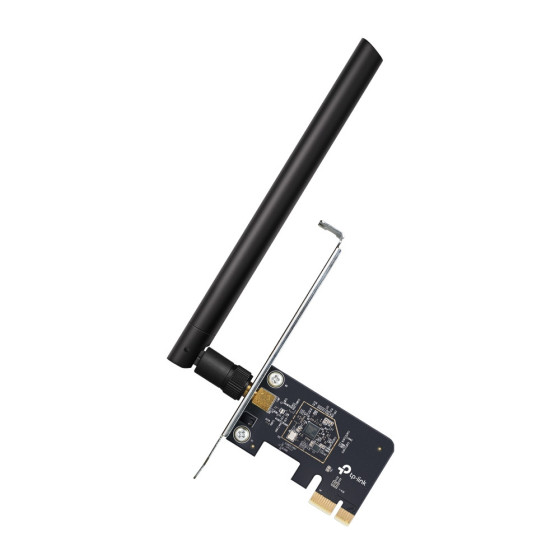AC600 Dual Band Wi-Fi PCI Express Adapter SPEED: 433 Mbps at 5 GHz + 200 Mbps at 2.4 GHz SPEC: 1× High Gain (ARCHERT2E)