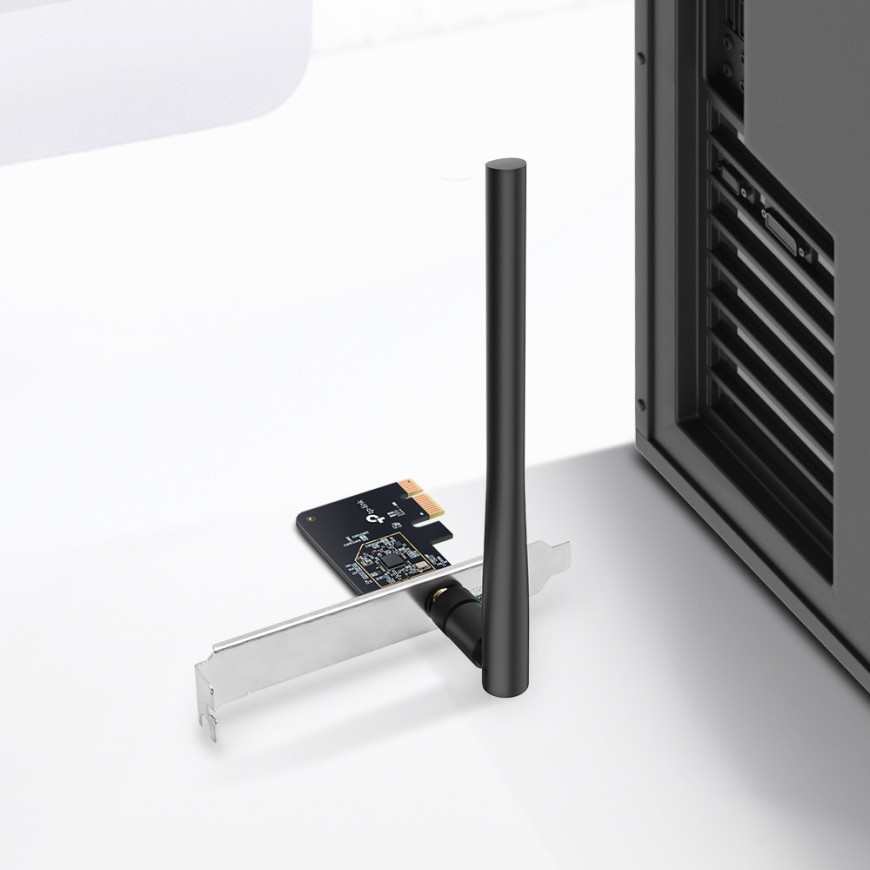 AC600 Dual Band Wi-Fi PCI Express Adapter SPEED: 433 Mbps at 5 GHz + 200 Mbps at 2.4 GHz SPEC: 1× High Gain (ARCHERT2E)