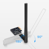 AC600 Dual Band Wi-Fi PCI Express Adapter SPEED: 433 Mbps at 5 GHz + 200 Mbps at 2.4 GHz SPEC: 1× High Gain (ARCHERT2E)