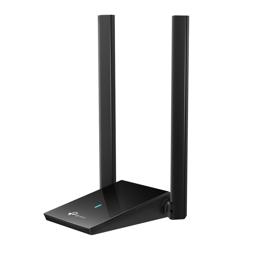 AX1800 High Gain Dual Band Wi-Fi 6 USB Adapter SPEED: 1201 Mbps at 5 GHz + 574 Mbps at 2.4 GHz SPEC: (ARCHERTX20UPLUS)