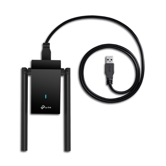 AX1800 High Gain Dual Band Wi-Fi 6 USB Adapter SPEED: 1201 Mbps at 5 GHz + 574 Mbps at 2.4 GHz SPEC: (ARCHERTX20UPLUS)