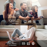 AX1800 High Gain Dual Band Wi-Fi 6 USB Adapter SPEED: 1201 Mbps at 5 GHz + 574 Mbps at 2.4 GHz SPEC: (ARCHERTX20UPLUS)
