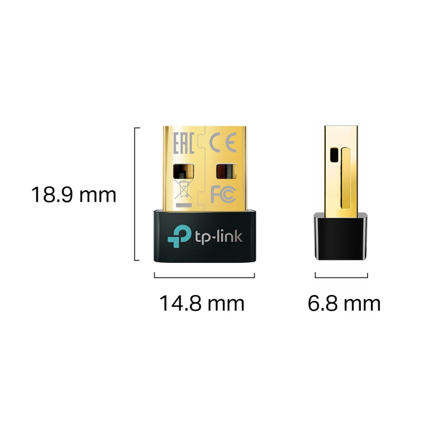 Bluetooth 5.0 Nano USB Adapter SPEC: USB 2.0 (UB500)