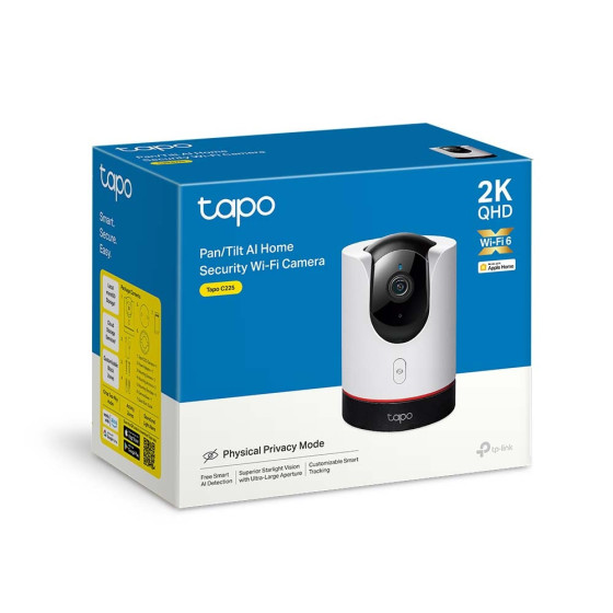TP-Link Tapo C225 Caméra Wi-Fi Ai Pan/Tilt - 2K 4MP - Sécurité Intérieure (TAPOC225)