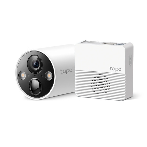 Caméra de sécurité Tp-link WiFi Tapo C420S1 sur batterie + Hub de connexion (TAPOC420S1)