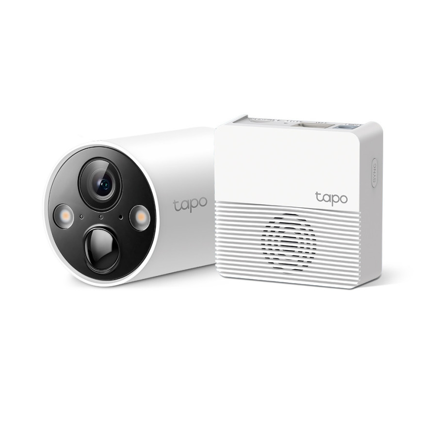 Caméra de sécurité Tp-link WiFi Tapo C420S1 sur batterie + Hub de connexion (TAPOC420S1)