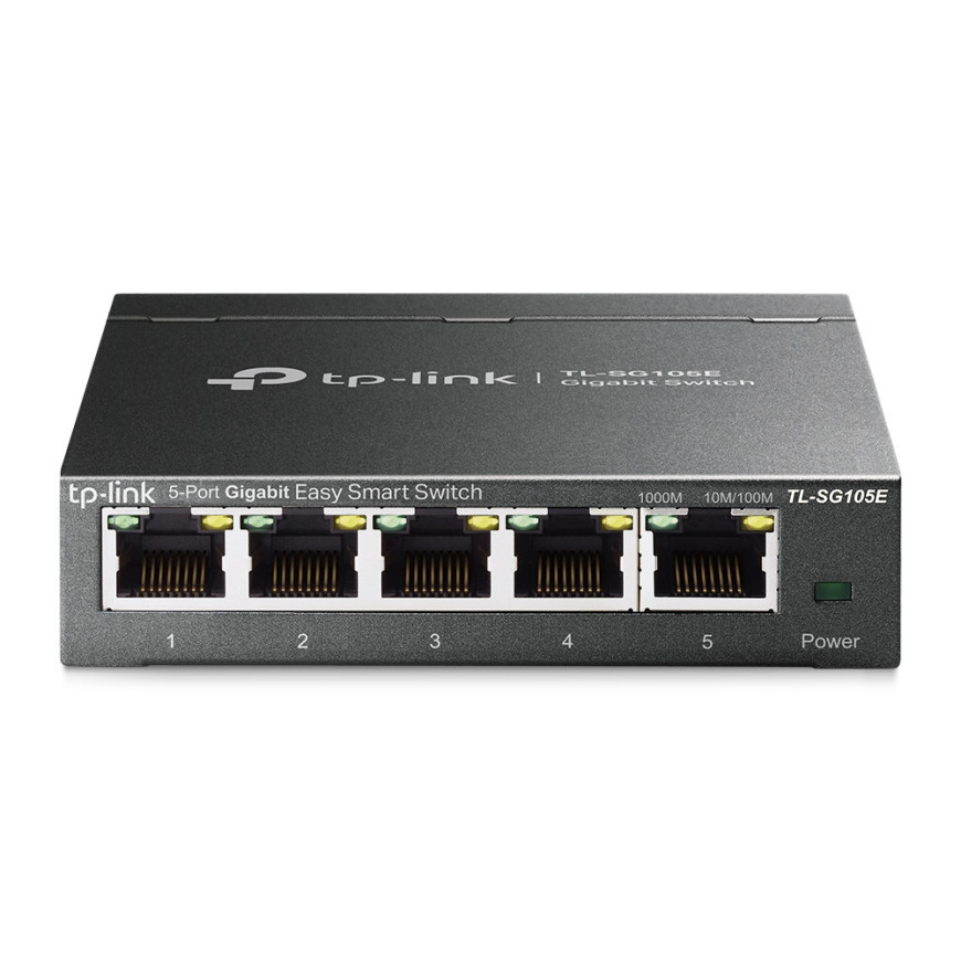 Switch Tp-link TL-SG105E Smart 5 Ports Tplink Gigabit (TL-SG105E)