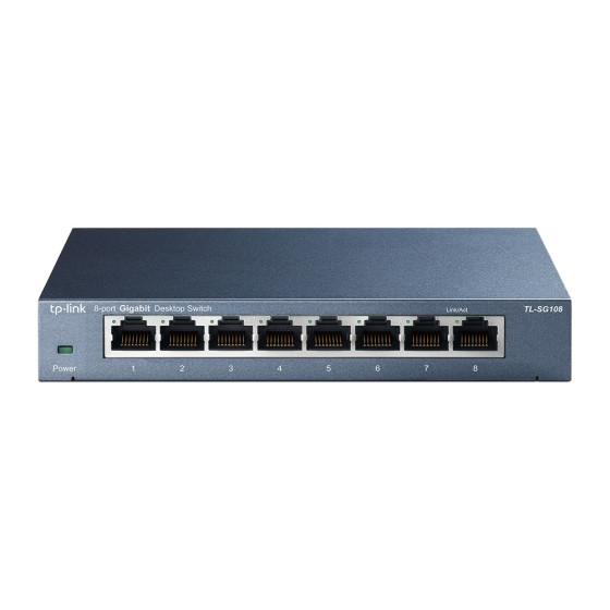 Switch Tp-link TL-SG108 Tplink 8 Ports Gigabit en Metal (TL-SG108)