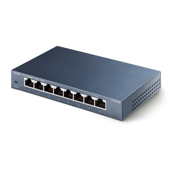 Switch Tp-link TL-SG108 Tplink 8 Ports Gigabit en Metal (TL-SG108)