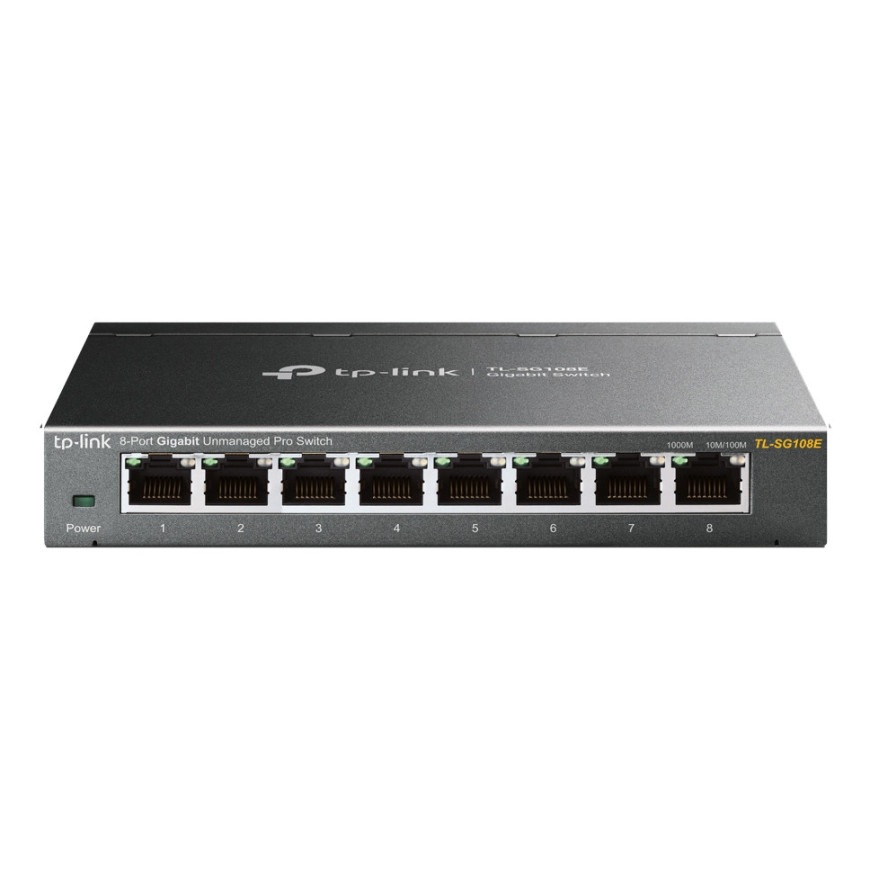 Switch Tp-link TL-SG108E Smart Tplink 8 Ports Gigabit (TL-SG108E)