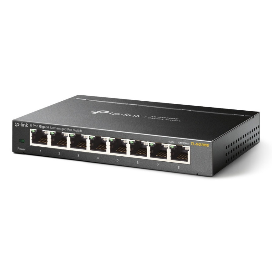 Switch Tp-link TL-SG108E Smart Tplink 8 Ports Gigabit (TL-SG108E)
