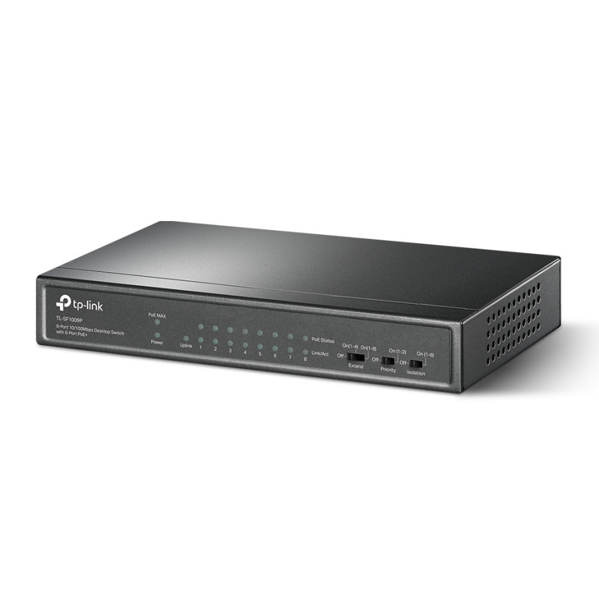 Switch TP-Link 9 Ports PoE (TL-SF1009P)