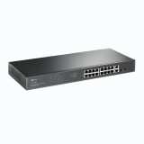 Tplink 18-Port Gigabit Rackmount Switch with 16-Port PoE+ PORT: 16× Gigabit PoE+ Ports (TL-SG1218MP)