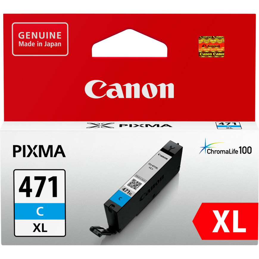 Cartouche d'encre Canon CLI-471XL Cyan (0347C001AA)
