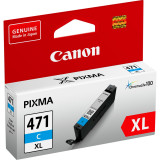 Cartouche d'encre Canon CLI-471XL Cyan (0347C001AA)