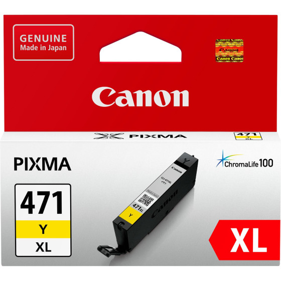Cartouche d'encre Canon CLI-471XL Jaune (0349C001AA)