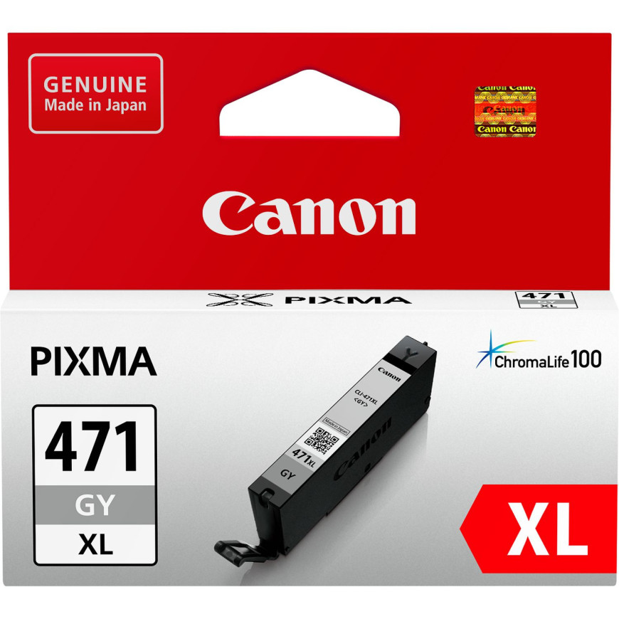 Cartouche d'encre Canon CLI-471XL Gris (0350C001AA)