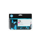 HP 738 130ml Magenta Ink Crtg pour DJ T850 3 Mois (498N6A)