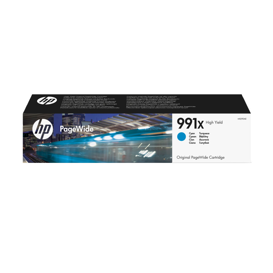 HP 991X High Yield Cyan Original PageWide Cartridge (M0J90AE)