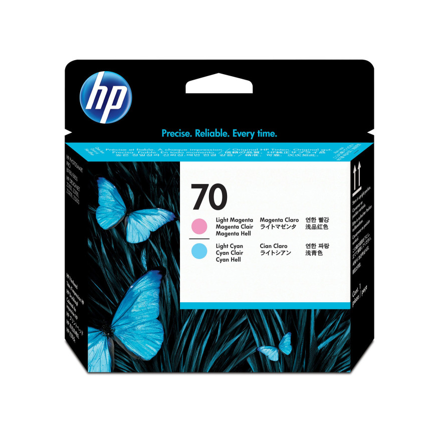 HP 70 Light Magenta and Light Cyan DesignJet Printhead (C9405A)