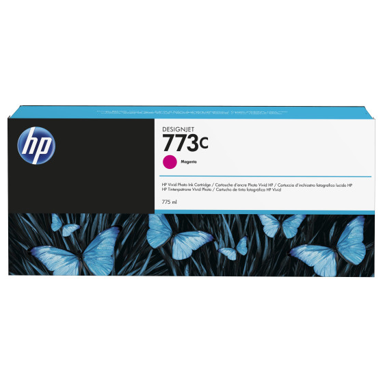 HP 773C 775-ml Magenta DesignJet Ink Cartridge (C1Q39A)