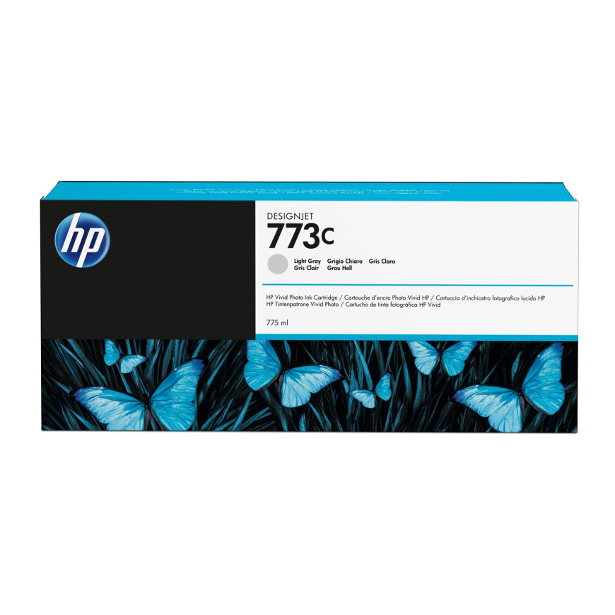 HP 773C 775-ml Light Gray DesignJet Ink Cartridge (C1Q44A)