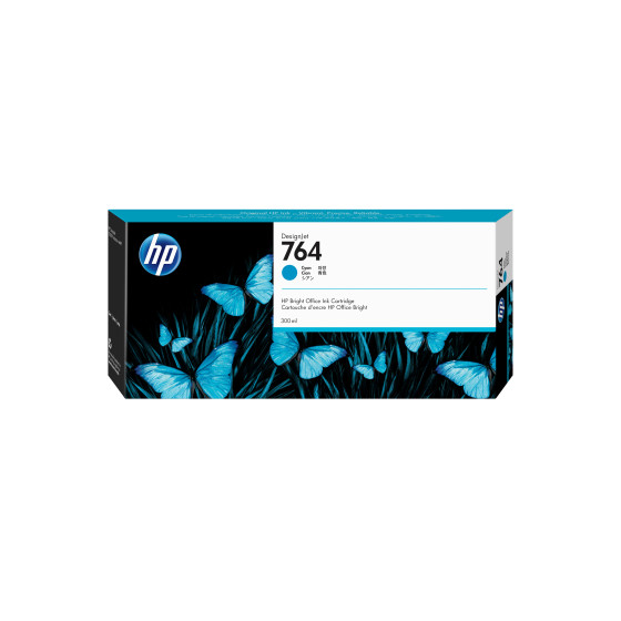 HP 764 300-ml Cyan DesignJet Ink Cartridge (C1Q13A)