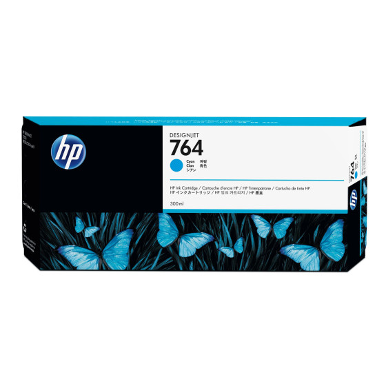 HP 764 300-ml Cyan DesignJet Ink Cartridge (C1Q13A)