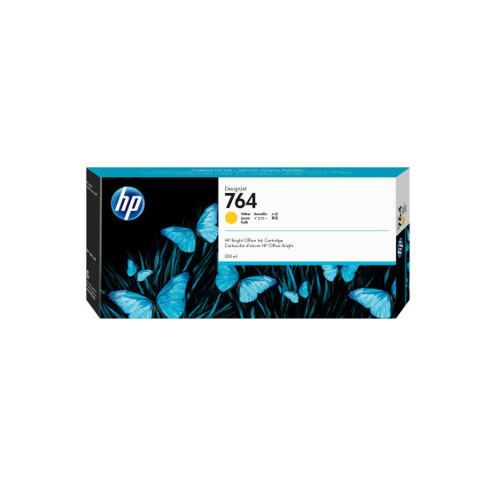 HP 764 300-ml Yellow DesignJet Ink Cartridge (C1Q15A)