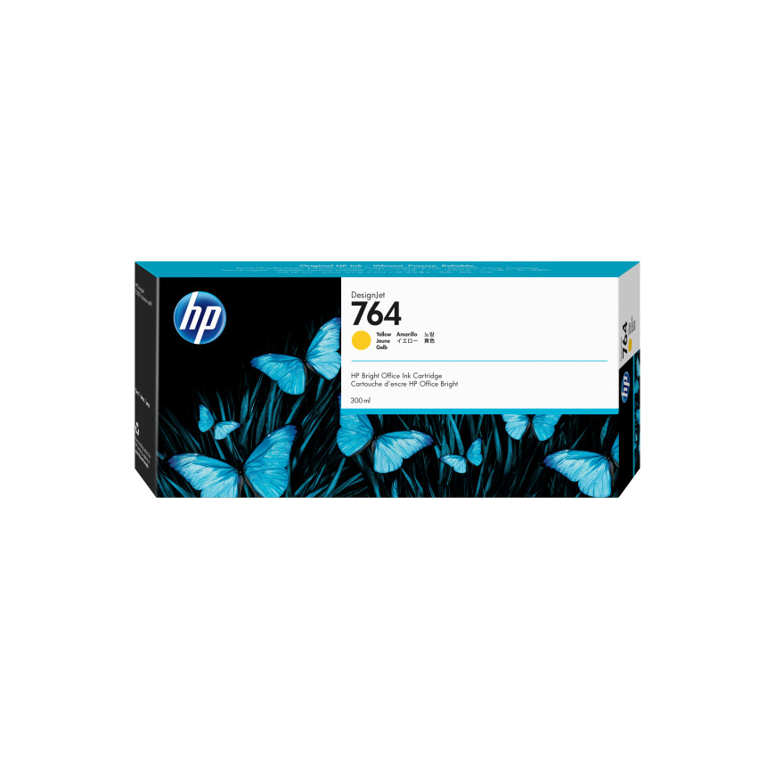 HP 764 300-ml Yellow DesignJet Ink Cartridge (C1Q15A)
