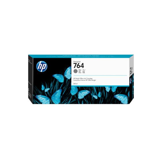 HP 764 300-ml Gray DesignJet Ink Cartridge (C1Q18A)