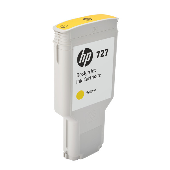 HP 727 300-ml Yellow DesignJet Ink Cartridge (F9J78A)