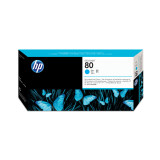 HP 80 Cyan DesignJet Printhead and Printhead Cleaner (C4821A)